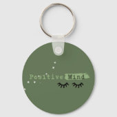 Positive Mind - Green Key Ring Sleutelhanger (Voorkant)