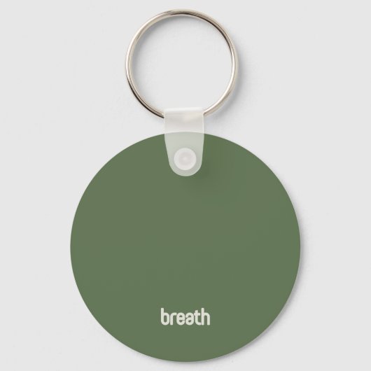 Positive Mind - Green Key Ring Sleutelhanger (Achterkant)
