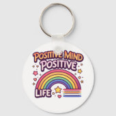 Positive Mind Positive Life Sleutelhanger (Voorkant)