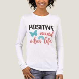 Positive Mind Vibes Life Mental Health Positivity  Tri-Blend Shirt
