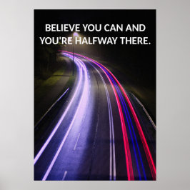 Positive Mindset Motivatie Quote Poster