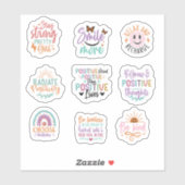 Positive Motivation Custom-Cut Vinyl Sticker (Vel)