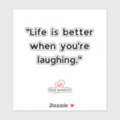 Positive Motivation quote Sticker (Vel)