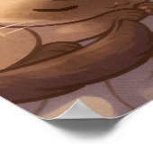 Positive & Peaceful Kitty Poster (Hoek)