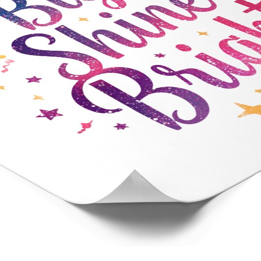 Positive Purple and Pink Typography Poster (Hoek)