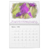 Positive Purples - Motivatie 12 maanden kalender (Feb 2026)