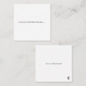 Positive Quote You Are The Best Card Informatiekaartje (Voorkant / Achterkant)