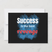 positive quotes\success is the revenge kaart (Achterkant)
