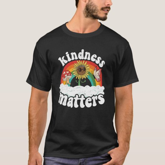 Positive Sped Teacher Anti Bullying Rainbow Kindne T-shirt (Voorkant)