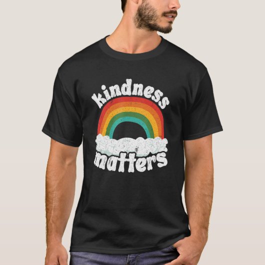 Positive Sped Teacher Anti Bullying Rainbow Kindne T-shirt (Voorkant)