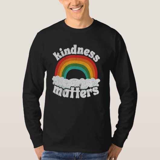 Positive Sped Teacher Anti Bullying Rainbow Kindne T-shirt (Voorkant)