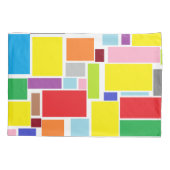 Positive Vibes Blokken Pillowcase Kussensloop (Achterkant)