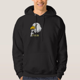 Positive Vibes Eagle Head Inspirerend Custom Hoodie
