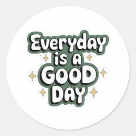 Positive Vibes Everyday Sticker - Bold Inspiration