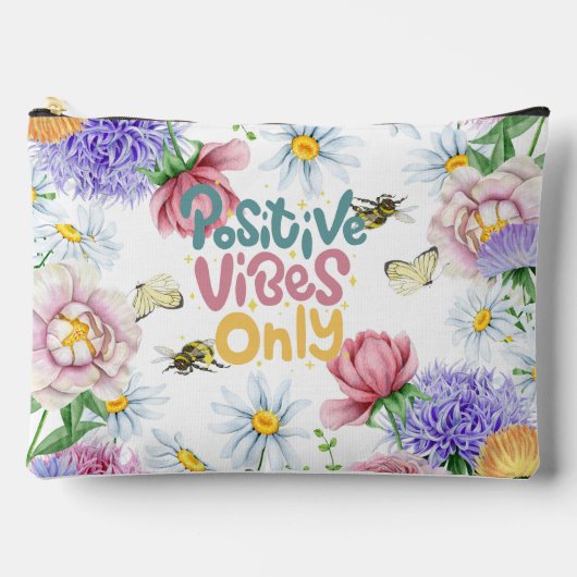 Positive Vibes Large Pouch Etui (Voorkant)
