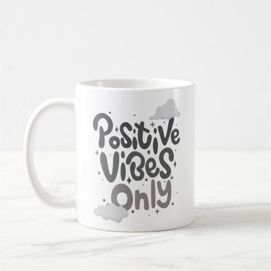 PoSitiVe ViBeS Only Koffiemok (Links)