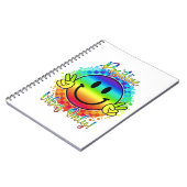 Positive Vibes Only Smiley Face Notitieboek (Linkerzijde)