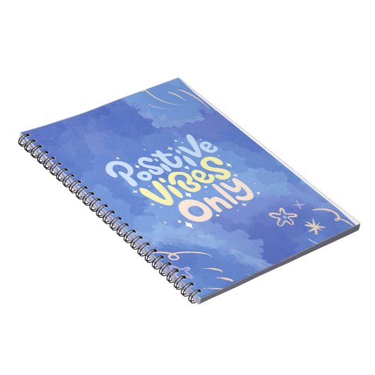 Positive Vibes Only Spiral Notebook  Notitieboek (Rechterzijde)
