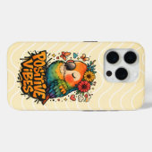 “Positive Vibes” Parrot Case-Mate iPhone Case (Achterkant (horizontaal))