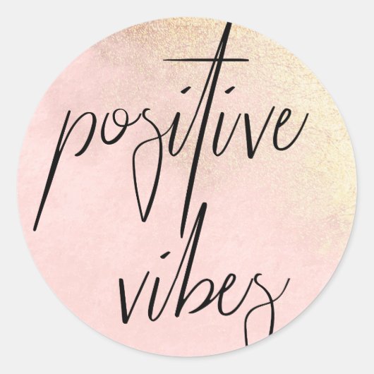 Positive Vibes Stickers (Voorkant)