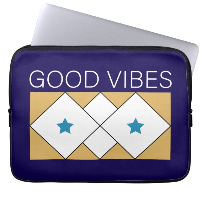 Positive Vibes verfrissend design Laptop Sleeve (Voorkant)