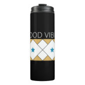 Positive Vibes verfrissend design Thermosbeker (Voorkant)