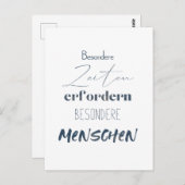 Positiver Spruch Zitat auf einer Postkarte Briefkaart (Voorkant / Achterkant)