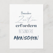 Positiver Spruch Zitat auf einer Postkarte Briefkaart (Voorkant)