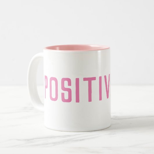 POSITIVITEA wraparound mok (Voorkant links)