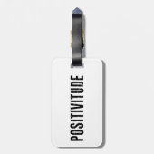 positiviteit bagagelabel (Achterkant verticaal)