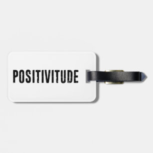 positiviteit bagagelabel