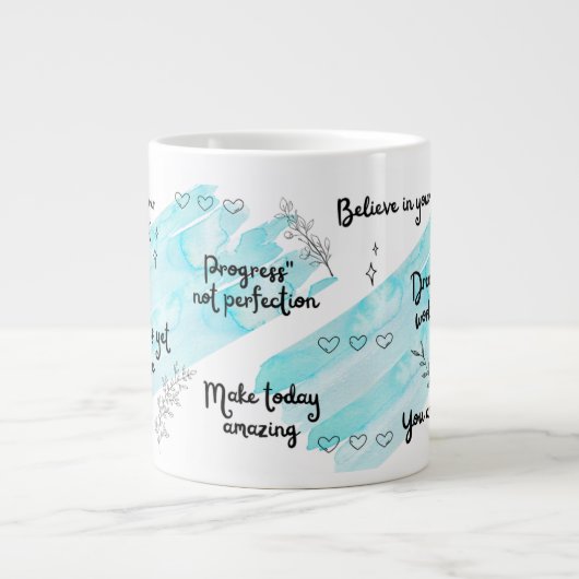 Positiviteit Boost Blue Specialty Mok (Voorkant)