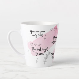 Positiviteit Boost Roze Latte Mok