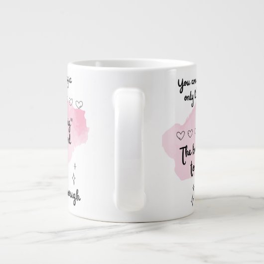 Positiviteit Boost Roze Specialty Mok (Achterkant)