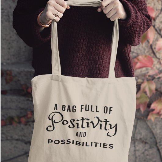 Positiviteit en mogelijkheden Eigenzinnig Modern S Tote Bag