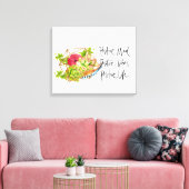 Positiviteit en succes canvas afdruk (Insitu (Woonkamer))