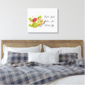 Positiviteit en succes canvas afdruk (Insitu (Slaapkamer))