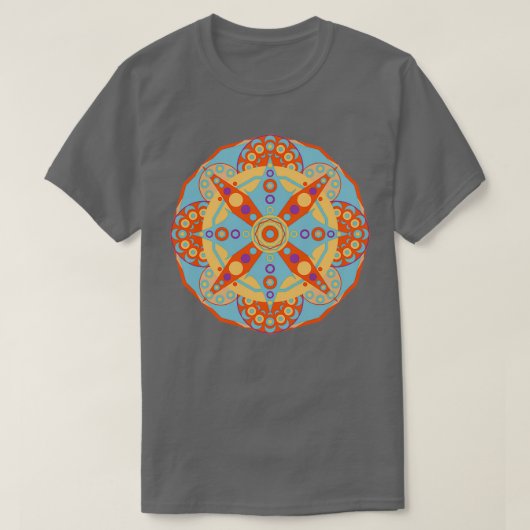 Positiviteit Geometry Mandala T-shirt (Design voorkant)