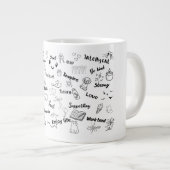 Positiviteit  grote koffiekop (Voorkant rechts)