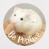Positiviteit - Hammyville Cute Hamsters Labels (Design 1)