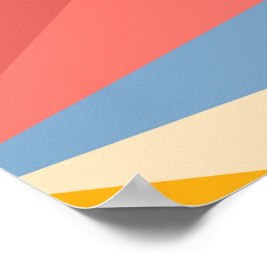 Positiviteit heerst: een vreugdevolle mindset omar poster (Hoek)