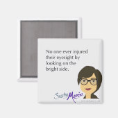 Positiviteit Humor Magneet (Voorkant / Achterkant)
