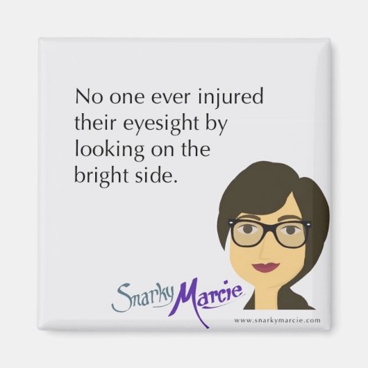 Positiviteit Humor Magneet (Voorkant)