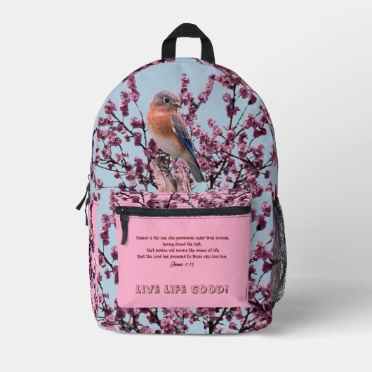 Positiviteit Inspirerend Motivatie Bedrukte Rugzak (Voorkant)