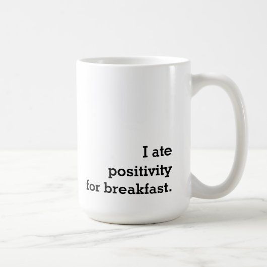Positiviteit Inspirerende Motiverende Koffiemok (Rechts)