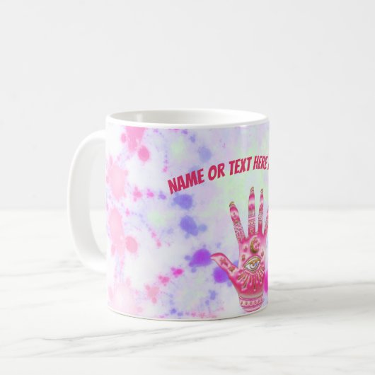 Positiviteit kanaliseren koffiemok (Voorkant links)