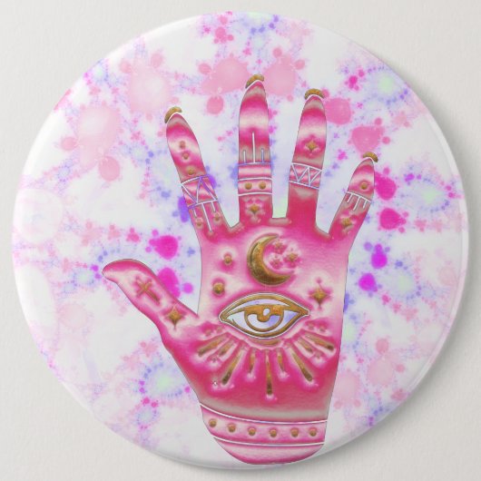 Positiviteit kanaliseren ronde button 6,0 cm (Voorkant)