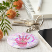 Positiviteit kanaliseren sleutelhanger (Zijkant)