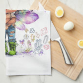 Positiviteit Lil' Fairy Keuken Handdoeken (Quarter Fold)