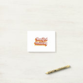 Positiviteit manifesteren post-it® notes (Op bureau)